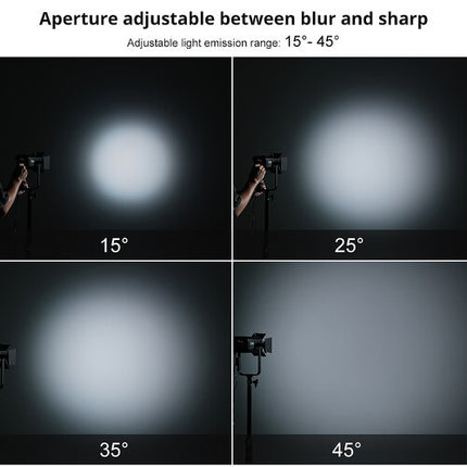 GVM PF100B Luz LED Bicolor Enfoque 30 200 Lux Ángulo 15-45° Kit Completo