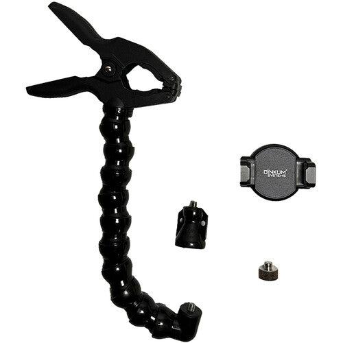 Dinkum Systems Phone Mount Soporte para teléfono con brazo flexible de 12" y capacidad de 3 lb