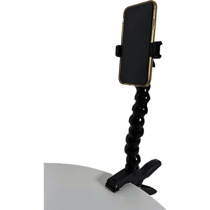Dinkum Systems Phone Mount Soporte para teléfono con brazo flexible de 12" y capacidad de 3 lb