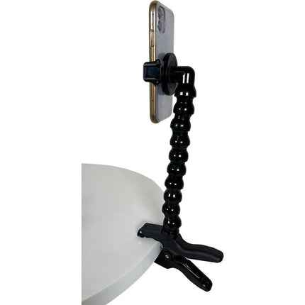 Dinkum Systems Phone Mount Soporte para teléfono con brazo flexible de 12" y capacidad de 3 lb