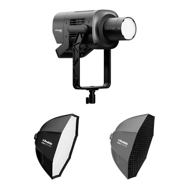 Profoto L600C Luz LED RGB Mono 600W 2000-15000K con Softbox y Softgrid
