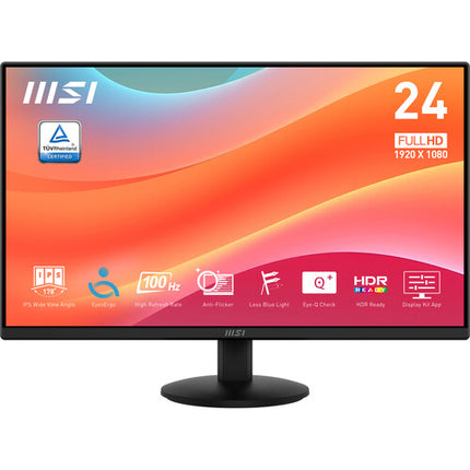 MSI PRO MP242LE Monitor 24" Full HD 100 Hz HDR 1 ms IPS