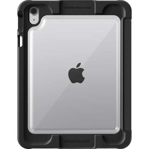 STM Dux Ultra Funda para iPad A16 y 10ª Generación Negra con Soporte y Carga Pencil