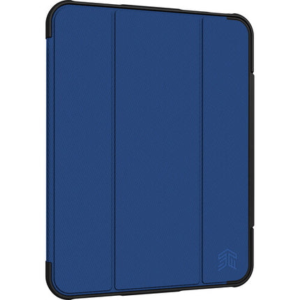 STM Dux Ultra Estuche para iPad A16 y 10ª Gen con Soporte y Almacenaje para Apple Pencil Azul