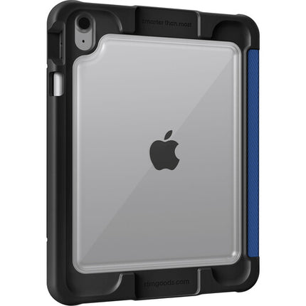 STM Dux Ultra Estuche para iPad A16 y 10ª Gen con Soporte y Almacenaje para Apple Pencil Azul