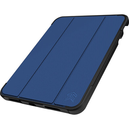 STM Dux Ultra Estuche para iPad A16 y 10ª Gen con Soporte y Almacenaje para Apple Pencil Azul