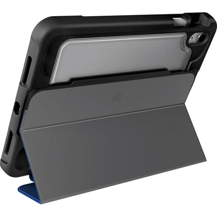 STM Dux Ultra Estuche para iPad A16 y 10ª Gen con Soporte y Almacenaje para Apple Pencil Azul