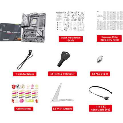 MSI MAG B850 GAMING PLUS MAX WIFI Placa base AM5 ATX DDR5 Wi-Fi 7 Bluetooth 5.4
