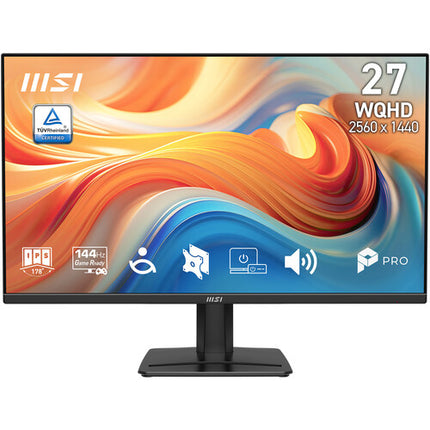 MSI PRO MP275Q Monitor 27" IPS 1440p HDR 144 Hz 1 ms Negro