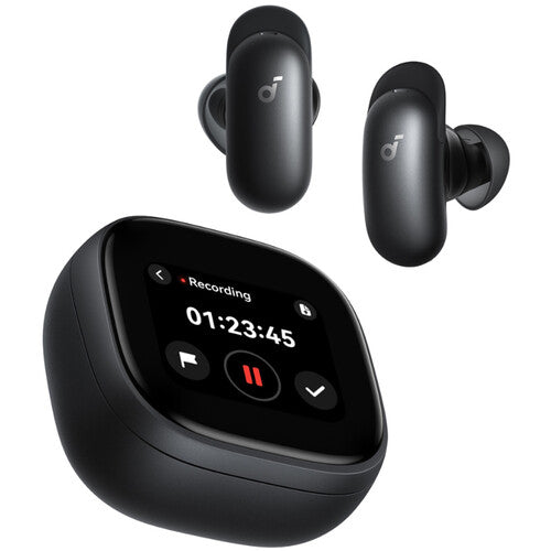 Soundcore by Anker Liberty 5 Pro Max Auriculares Inalámbricos Negro 28h Batería Pantalla AMOLED