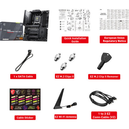 MSI MAG B850 TOMAHAWK MAX WIFI II Placa base AM5 ATX DDR5 Wi-Fi 7 5GbE