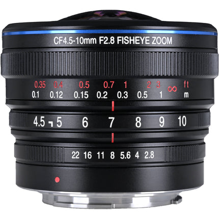 Venus Optics Laowa 4.5-10mm f2.8 Zoom Fisheye para Canon EF-M APS-C 175°