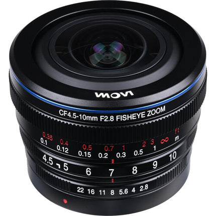 Venus Optics Laowa 4.5-10mm f2.8 Zoom Fisheye para Canon EF-M APS-C 175°