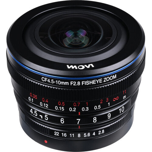 Venus Optics Laowa 4.5-10mm f2.8 Zoom Fisheye para Canon EF-M APS-C 175°