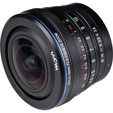 Venus Optics Laowa 4.5-10mm f2.8 Zoom Fisheye para Canon EF-M APS-C 175°