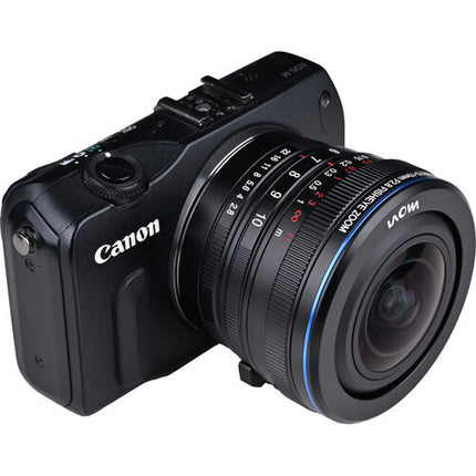 Venus Optics Laowa 4.5-10mm f2.8 Zoom Fisheye para Canon EF-M APS-C 175°
