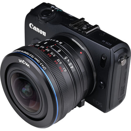 Venus Optics Laowa 4.5-10mm f2.8 Zoom Fisheye para Canon EF-M APS-C 175°