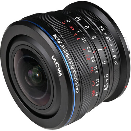 Venus Optics Laowa 4.5-10mm f2.8 Zoom Ojo de Pez APS-C Canon RF 175°