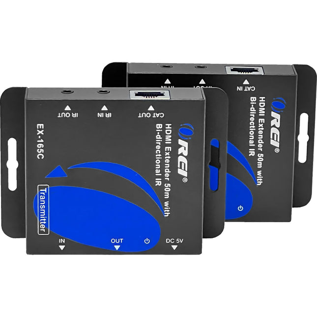 OREI Extensor HDMI sobre Cat 6/7 1080p 164 pies con IR bidireccional y salida local
