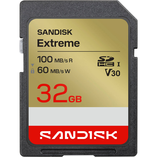 SanDisk 32GB Extreme UHS-I Tarjeta de Memoria SDHC 100 MB/s 2-Pack