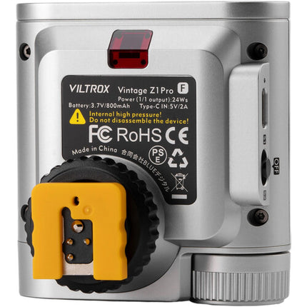 Viltrox Vintage Z1 PRO-F Flash de cámara para FUJIFILM 39 Guía USB-C Difusor