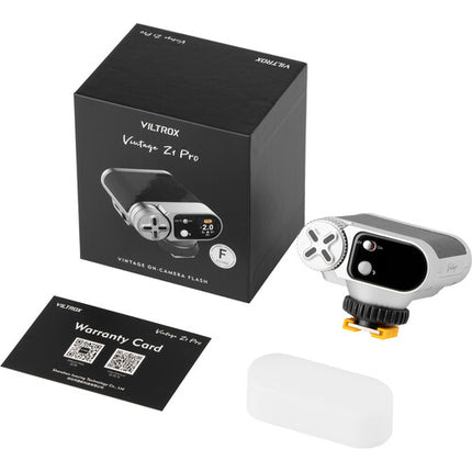 Viltrox Vintage Z1 PRO-F Flash de cámara para FUJIFILM 39 Guía USB-C Difusor