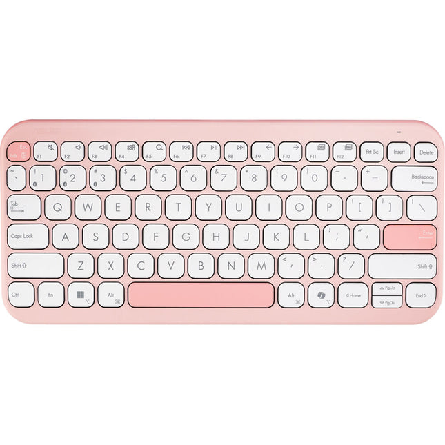 ASUS KW100 Teclado Bluetooth 5.0 Compacto Ultradelgado Rose Clay