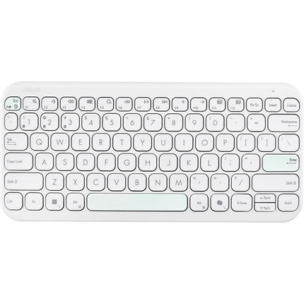 ASUS KW100 Marshmallow Teclado Inalámbrico Bluetooth 5.0 Compacto Ultradelgado europeo