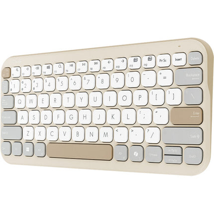 ASUS KW100 Marshmallow Teclado Bluetooth 5.0 Compacto Ultradelgado