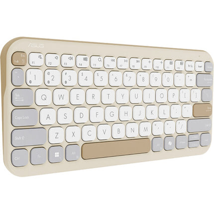 ASUS KW100 Marshmallow Teclado Bluetooth 5.0 Compacto Ultradelgado