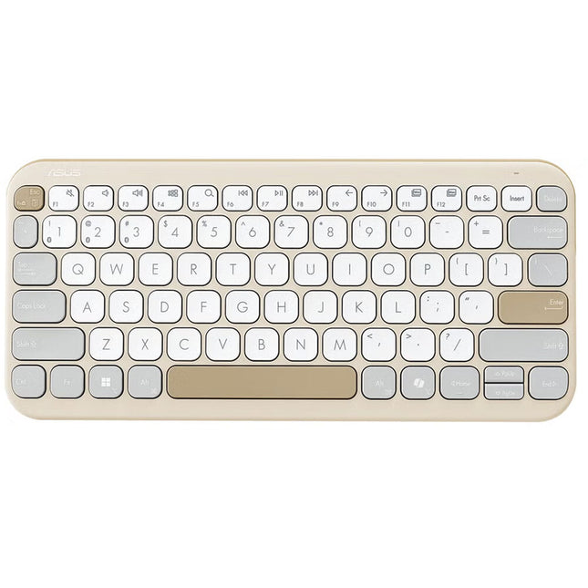 ASUS KW100 Marshmallow Teclado Bluetooth 5.0 Compacto Ultradelgado