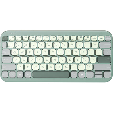 ASUS KW100 Marshmallow Teclado inalámbrico Bluetooth 5.0 compacto ultradelgado