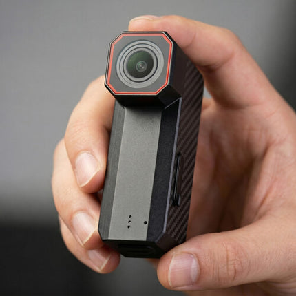 RIPOON Q100E Cámara para Bicicleta 1080p 60fps 140° con Luz Magnética Q10