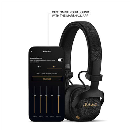 Marshall Milton A.N.C Auriculares Inalámbricos On-Ear 32mm 80 Horas