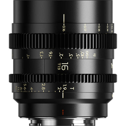 Thypoch Simera-C 16mm T1.9 Lente de Cine Full Frame Apertura T1.9