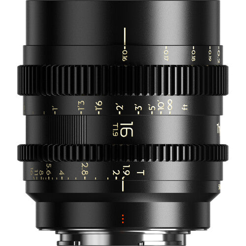 Thypoch Simera-C 16mm T1.9 Lente de Cine Full Frame Apertura T1.9