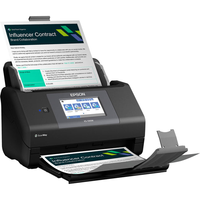 Epson WorkForce ES-590W Escáner de Documentos Dúplex Inalámbrico 600 dpi 45 ppm