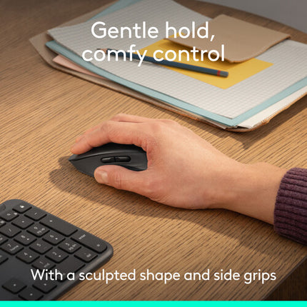 Logitech Signature Comfort M840 L Ratón Inalámbrico Bluetooth 5.2 LE 4000 dpi