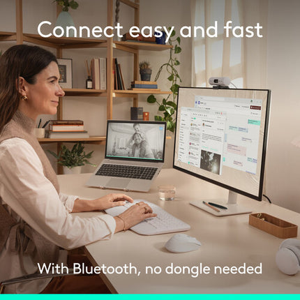 Logitech Signature Comfort Plus MK880 Teclado y Ratón Inalámbricos Bluetooth 5.2 4000 dpi