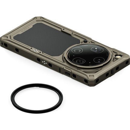 Tilta Khronos Funda para OPPO Find X9 Ultra Aluminio Anaranjado Blanco