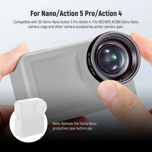Neewer LS-68 Lente Macro 2x para Cámaras DJI Rango Enfoque 1.18-1.57"