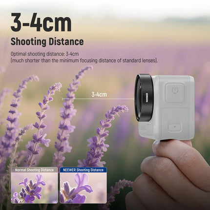 Neewer LS-68 Lente Macro 2x para Cámaras DJI Rango Enfoque 1.18-1.57"