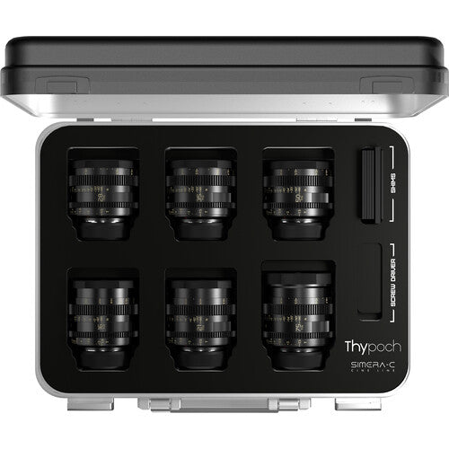 Thypoch Simera-C Kit de 6 lentes cine Leica M Full Frame 16 a 75mm T1.5 T1.9