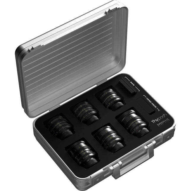 Thypoch Simera-C Kit de 6 lentes cine Leica M Full Frame 16 a 75mm T1.5 T1.9