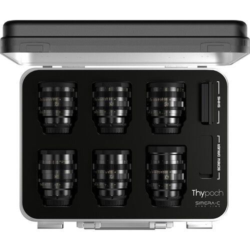Thypoch Simera-C T1.5 T1.9 Kit de 6 lentes cine Full Frame 16 75mm Sony E