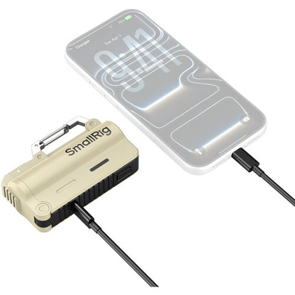 SmallRig Kit de Batería 21700 y Cargador 5000mAh con Cable USB-C