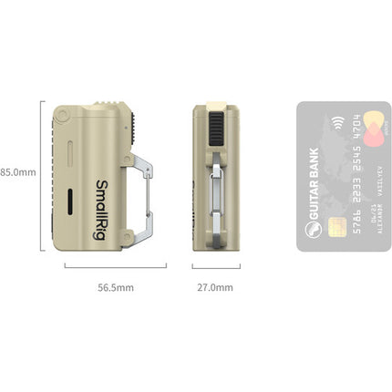 SmallRig Kit de Batería 21700 y Cargador 5000mAh con Cable USB-C