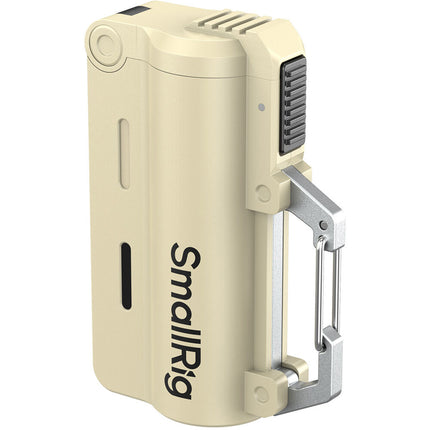 SmallRig Dual 21700 Kit de Batería y Cargador 10000mAh 20W Desert Brown