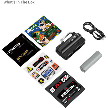 SmallRig Single 21700 Kit de Batería 5000mAh y Cargador USB-C