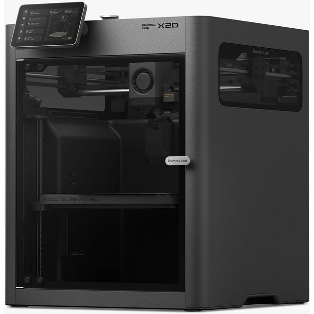 Bambu Lab X2D Impresora 3D FDM Volumen 25.6x25.6x26cm Panel Táctil 5"